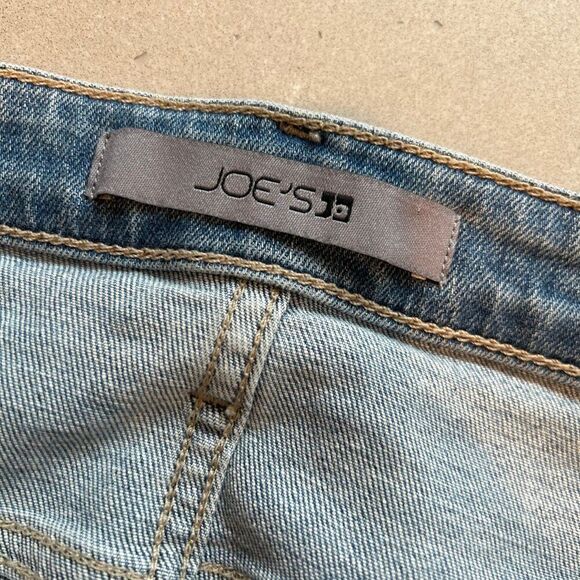 Joe's Jeans Women Size 28 Blue Wash Mid-Rise Straight Distressed Ankle Jeans - Picture 6 of 7
